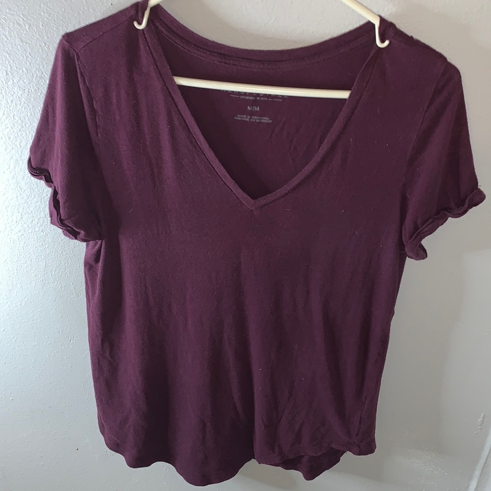 Basic maroon Aeropostale size medium T-shirt